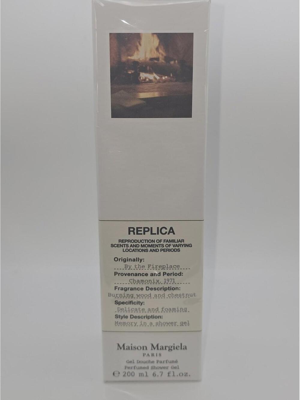 Replica By The Fireplace Perfumed Shower Gel 6.7oz 200ml New sealed free ship